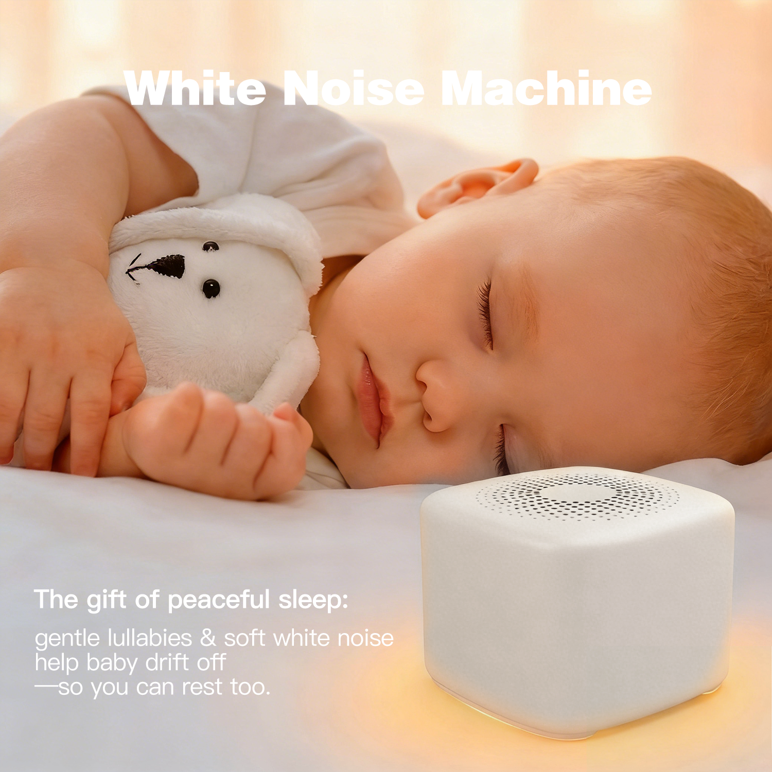 White Noise Machine Sleep - Baby White Noise Machine Smart Cry