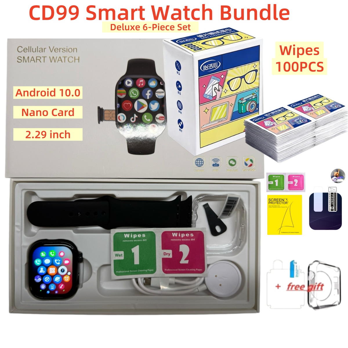 Xbody Health & Wellness - CD99 watch X 5G smartwatch 2.29inch
