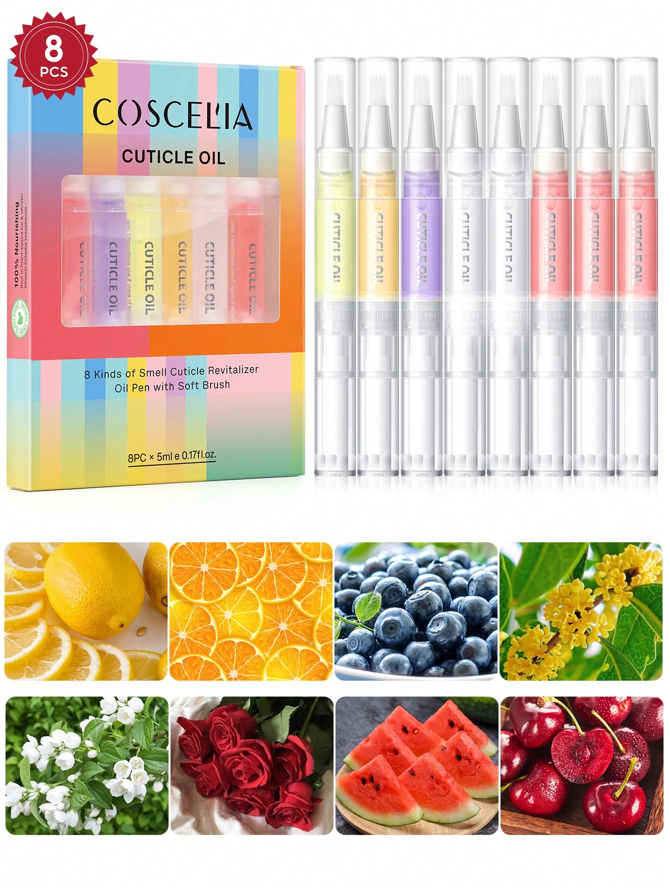 Health & Wellness Photos - coscelia 1/4/5/8/16PCS 5ML Nail Cuticle Oil