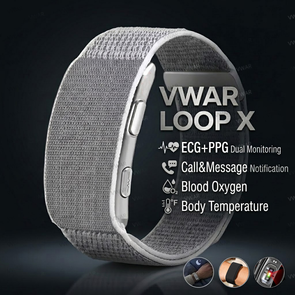 VWAR Loop X ECG Smart Bracelet - Xbody Health & Wellness のレビューと価格