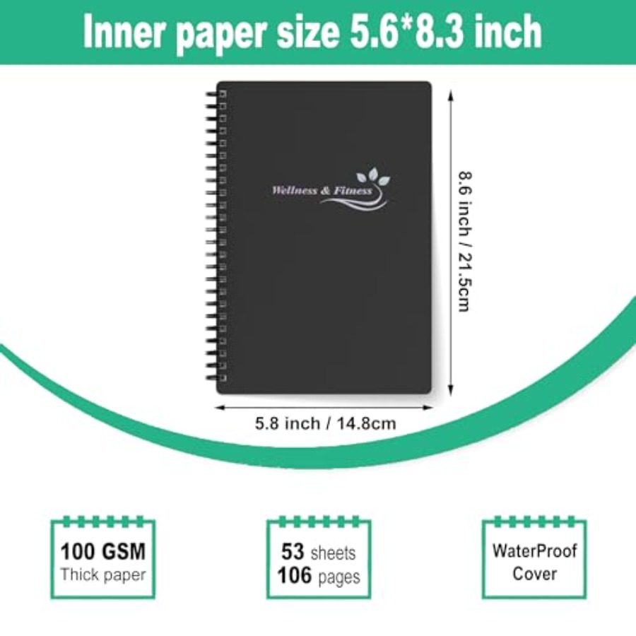 Wellness Planner and Fitness L - Health Wellness Journal Weight Loss のレビューと価格