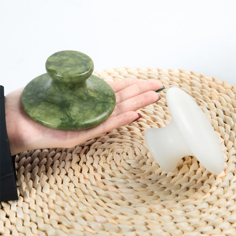 Natural Jade Mushroom Head Mas - Jade Gua Sha Tool のレビューと価格