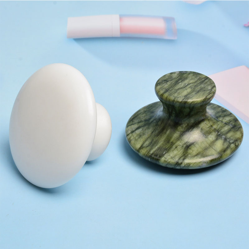 Natural Jade Mushroom Head Mas - Jade Gua Sha Tool のレビューと価格