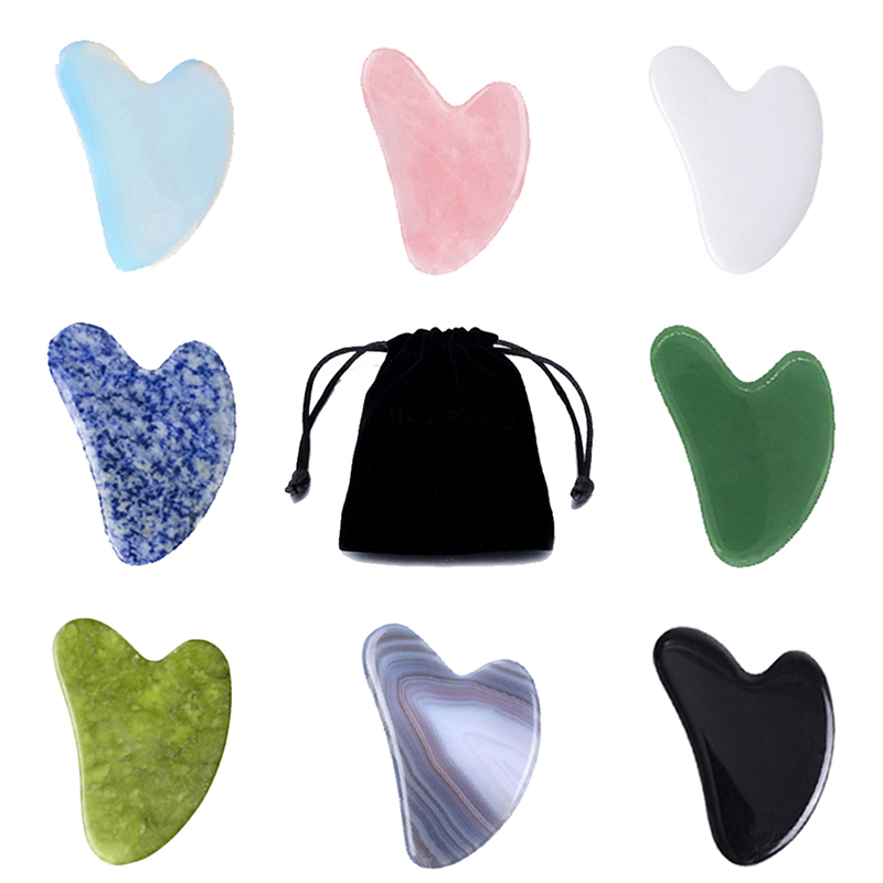 Natural Jade Gouache Scraper F - Jade Gua Sha Tool のレビューと価格