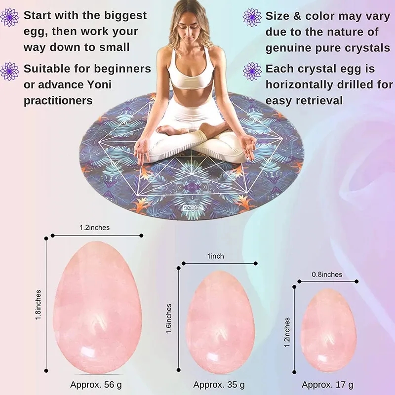 3pc/4pc Yoni Egg Women Kege Ex - Health Wellness Massage のレビューと価格