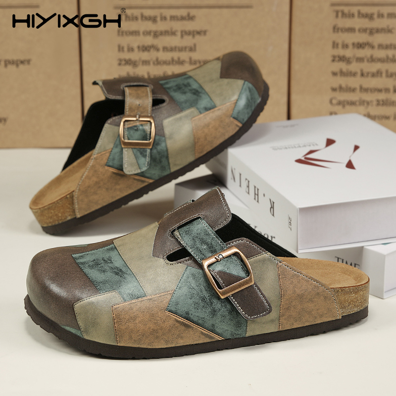 Comfort Cork Leather Slippers  - Health & Wellness Photos のレビューと価格