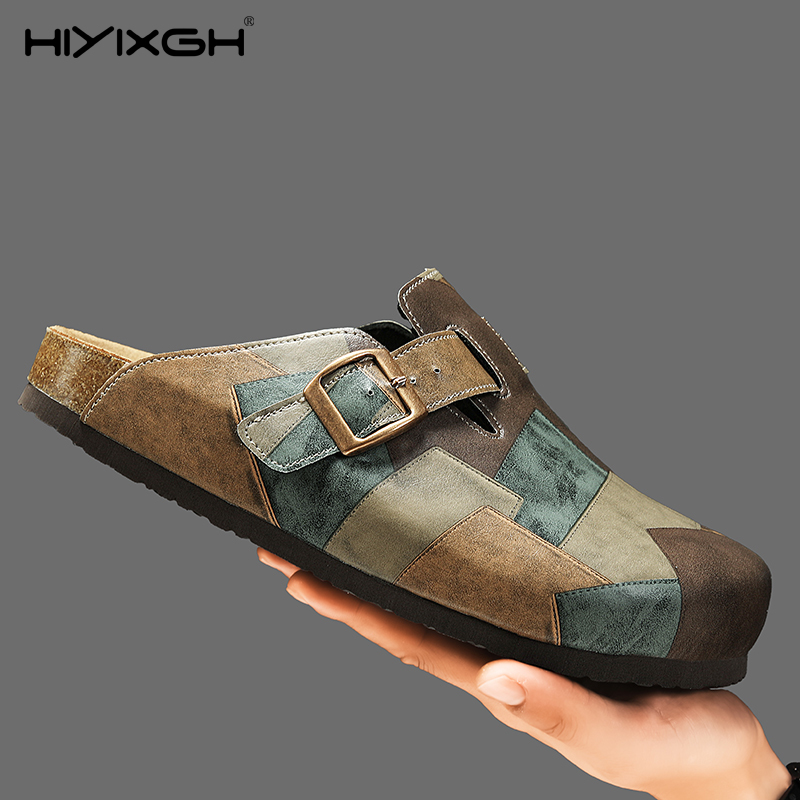 Comfort Cork Leather Slippers  - Health & Wellness Photos のレビューと価格