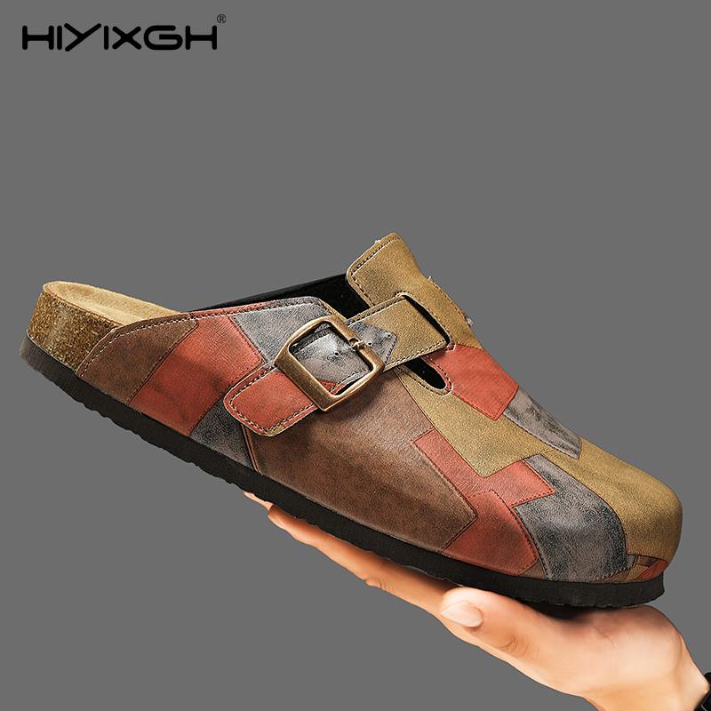 Comfort Cork Leather Slippers  - Health & Wellness Photos のレビューと価格
