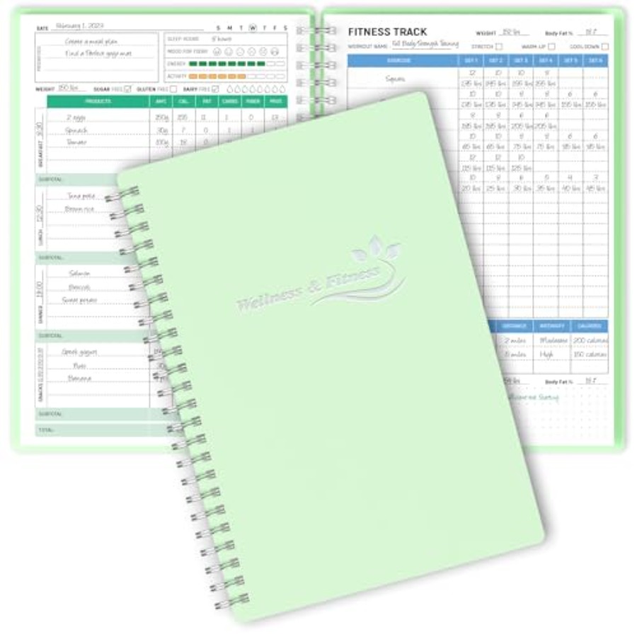 Wellness Planner and Fitness L - Health Wellness Journal Weight Loss のレビューと価格