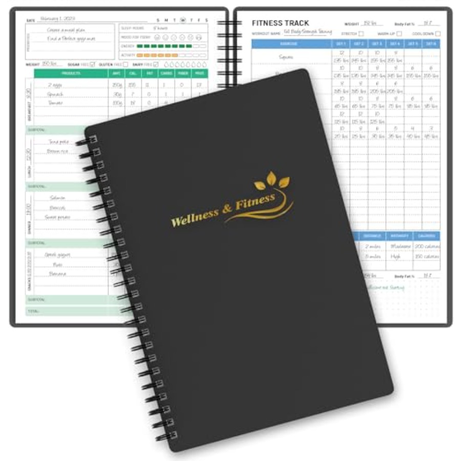 Wellness Planner and Fitness L - Health Wellness Journal Weight Loss のレビューと価格