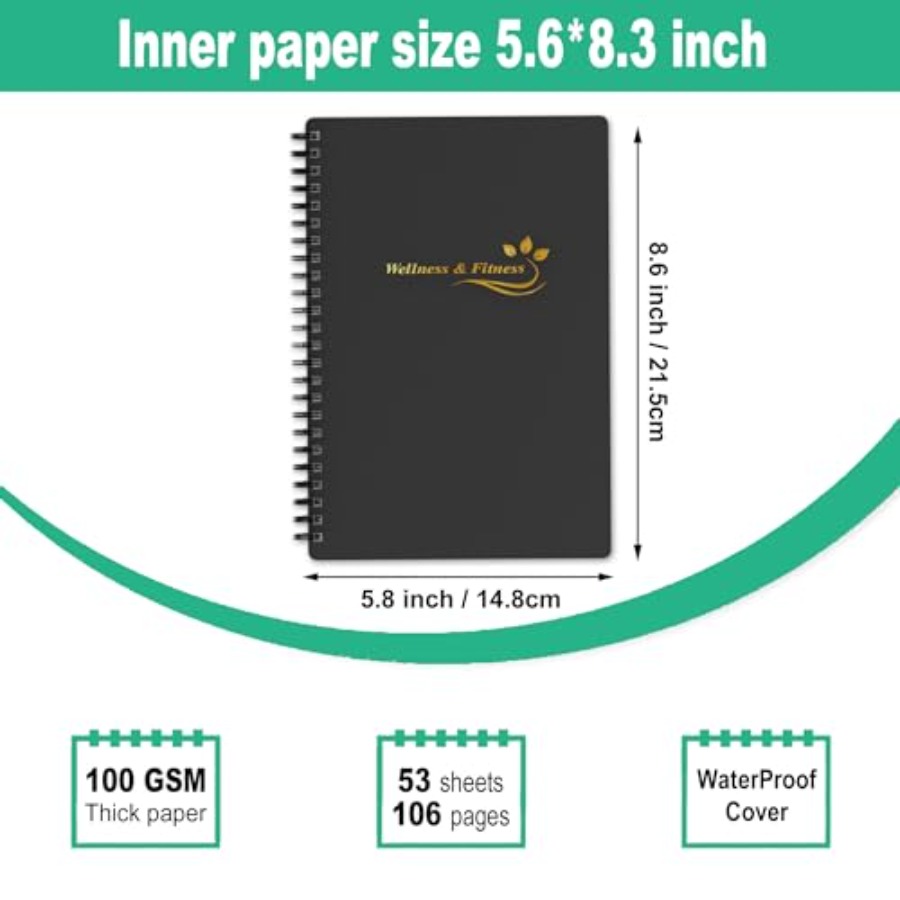 Wellness Planner and Fitness L - Health Wellness Journal Weight Loss のレビューと価格