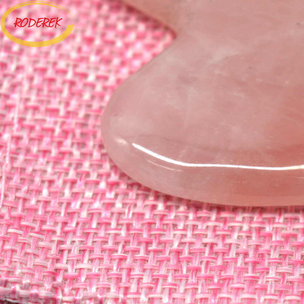 Jade Guasha Plate Natural Rose - Jade Gua Sha Tool のレビューと価格