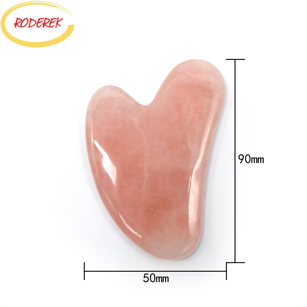 Jade Guasha Plate Natural Rose - Jade Gua Sha Tool のレビューと価格