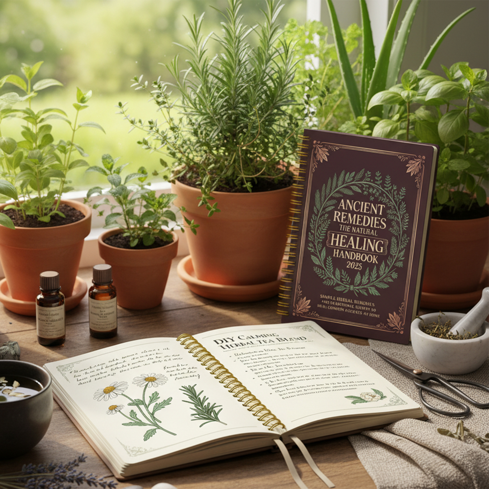 Natural Remedies Handbook with - Health & Wellness Photos のレビューと価格