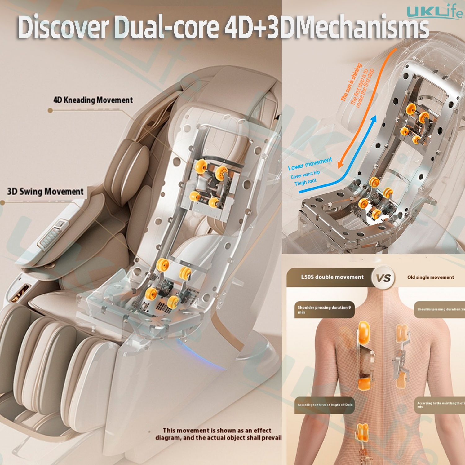 4D SL Track Massage Chair Dual - Health Wellness Massage のレビューと価格