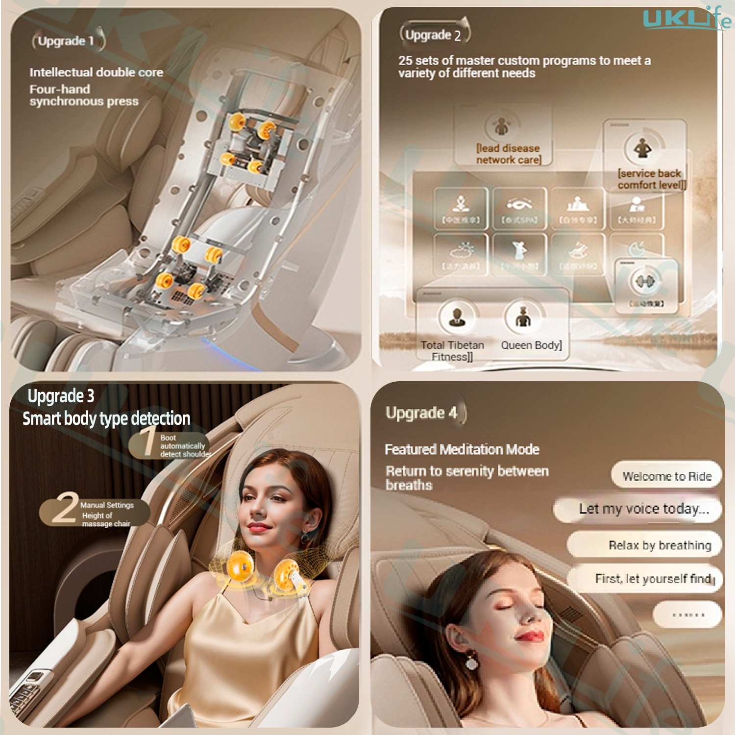 4D SL Track Massage Chair Dual - Health Wellness Massage のレビューと価格