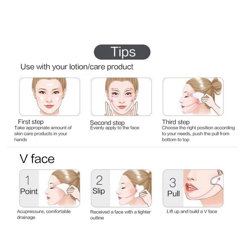 Rose Quartz Gua Sha For Face M - Jade Gua Sha Tool のレビューと価格