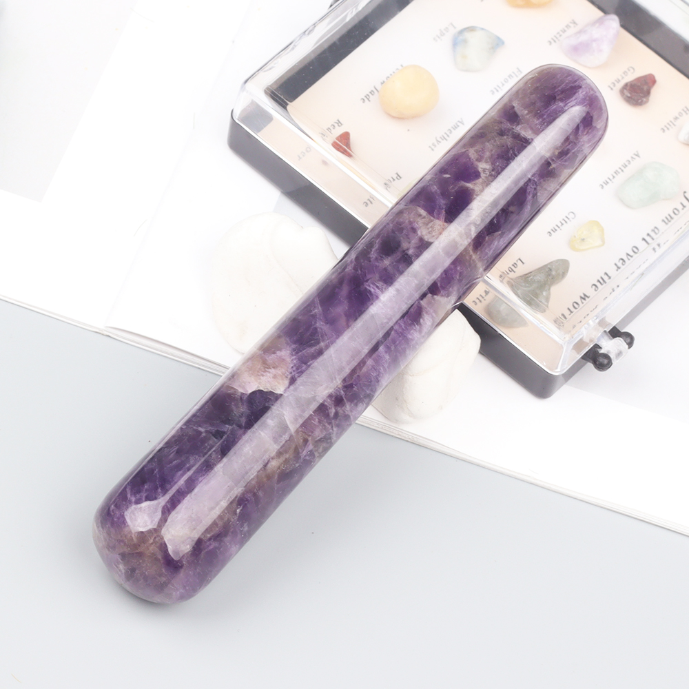 Natural Amethyst Wand Jade Mas - Jade Gua Sha Tool のレビューと価格