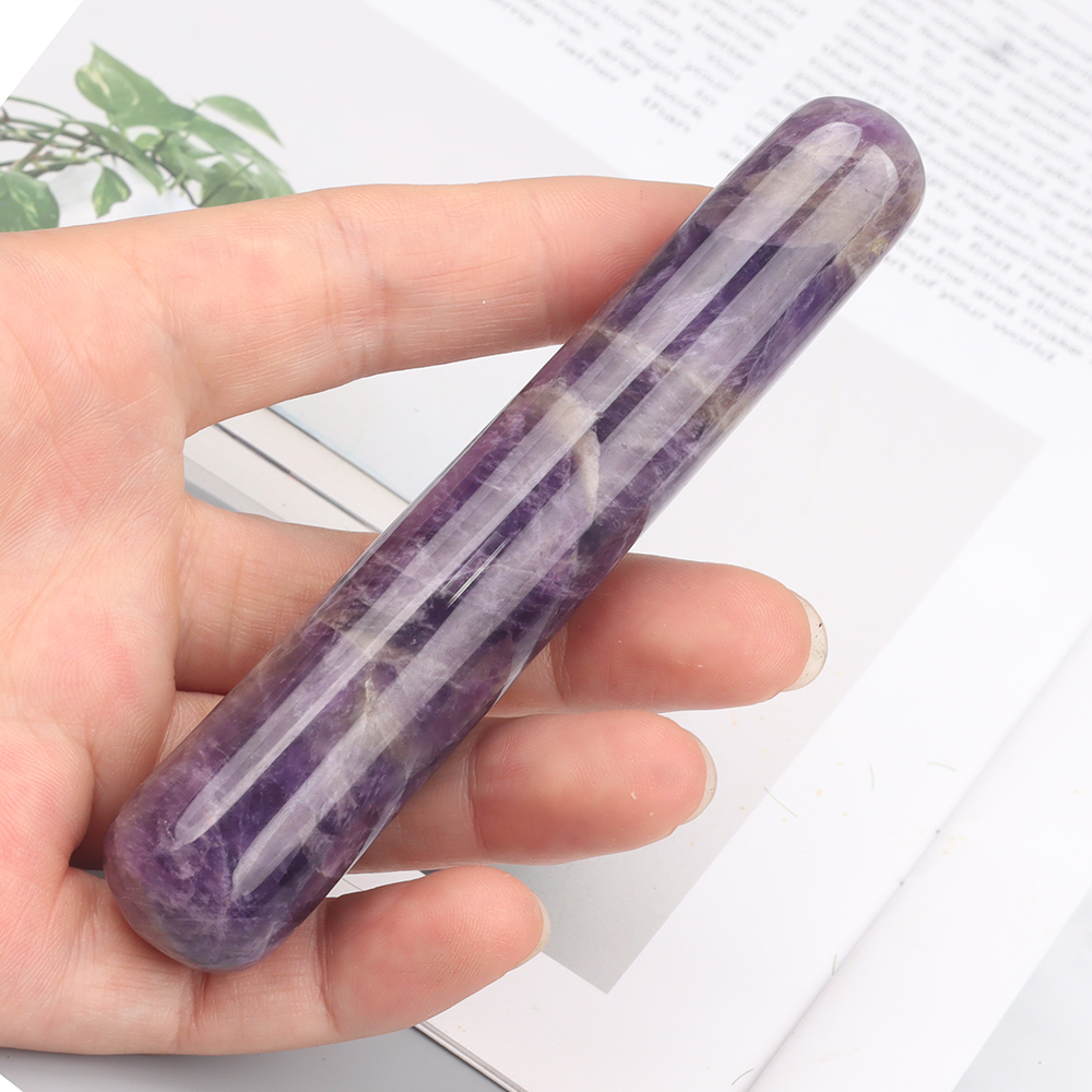 Natural Amethyst Wand Jade Mas - Jade Gua Sha Tool のレビューと価格
