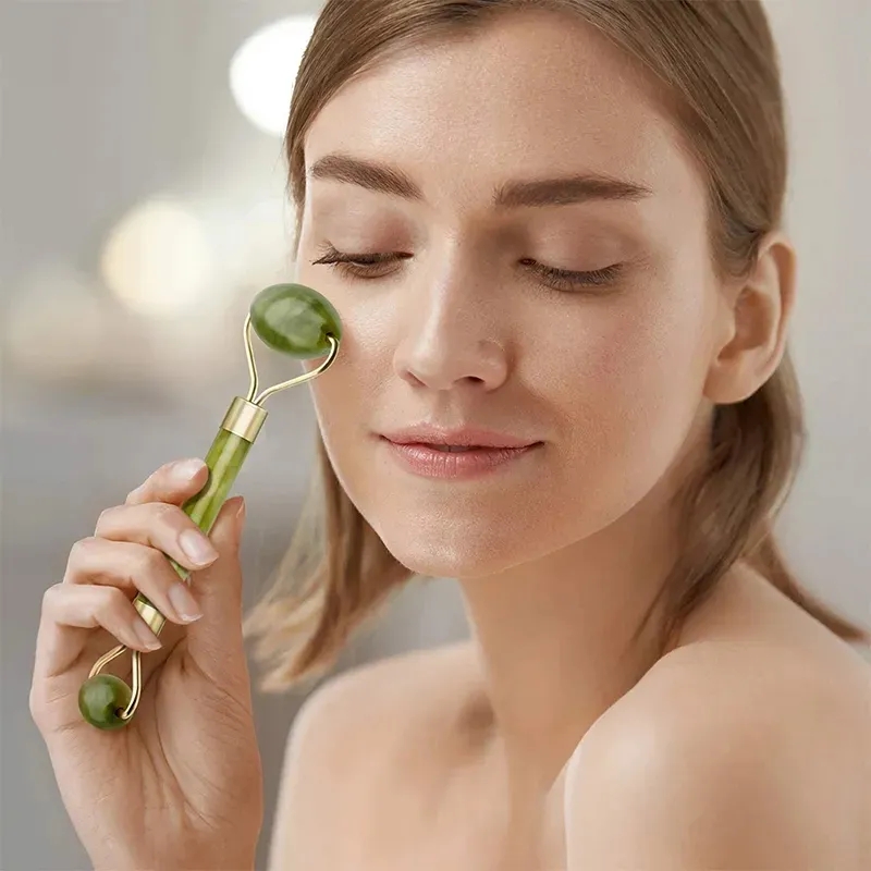 Natural Jade Roller Gua Sha Ma - Jade Gua Sha Tool のレビューと価格