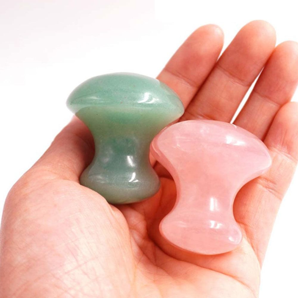 Slimming Tools Mushroom Shape  - Jade Gua Sha Tool のレビューと価格