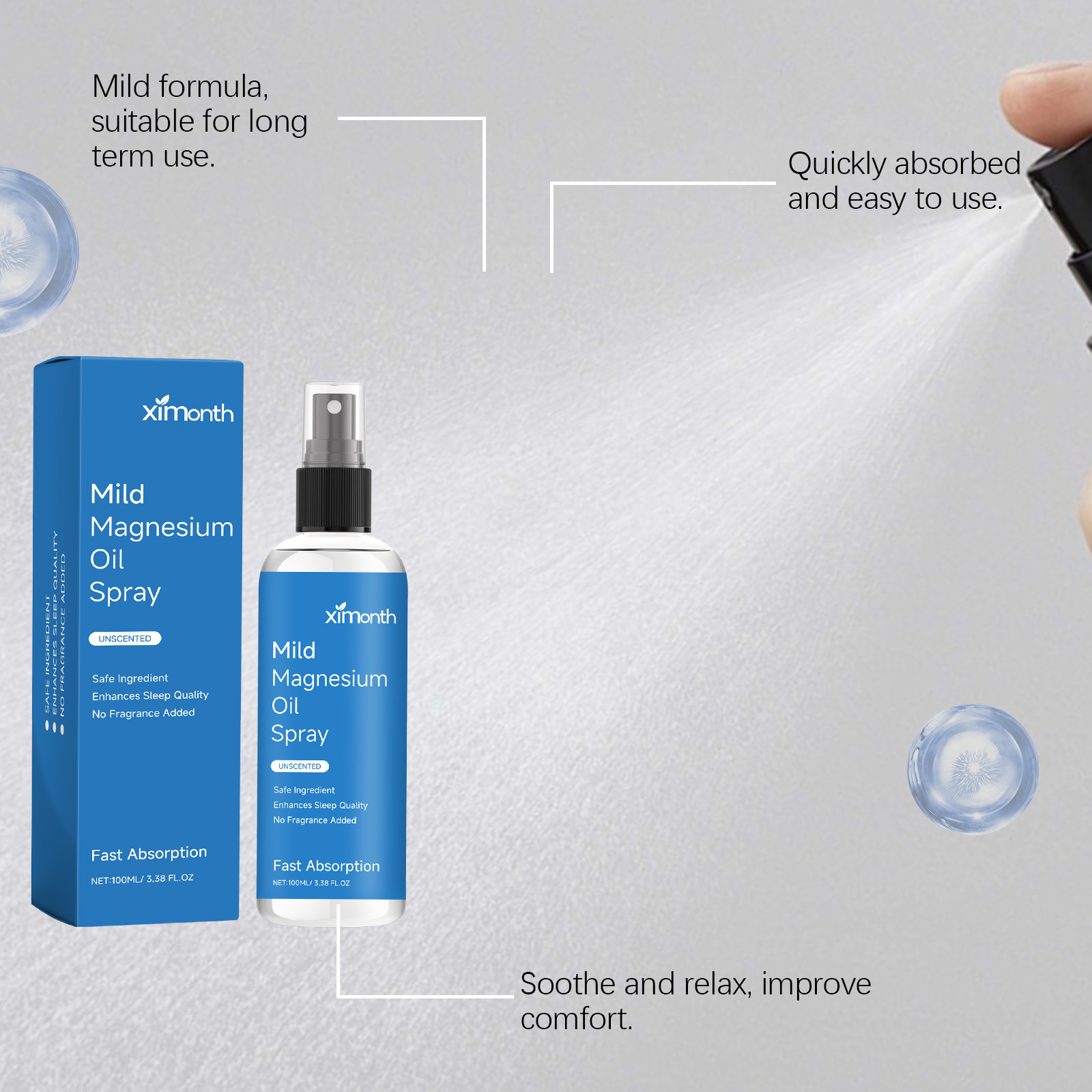 Organic Magnesium Oil Spray Pr - Bath Salts Magnesium のレビューと価格