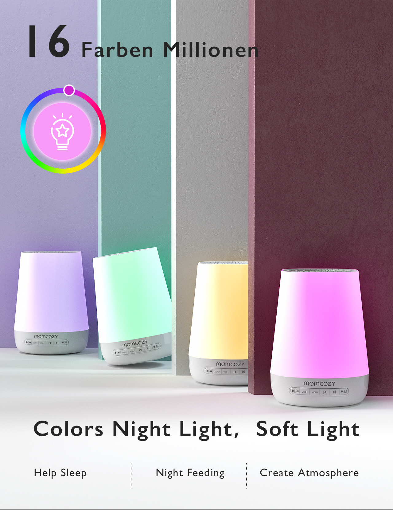 Momcozy Baby White Noise Sound - White Noise Machine Sleep のレビューと価格