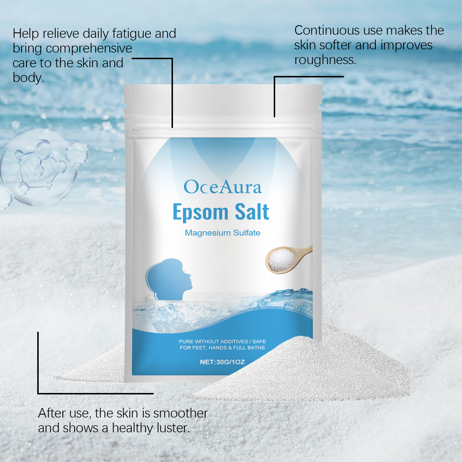 Epsom Salt Magnesium Sulfate M - Bath Salts Magnesium のレビューと価格