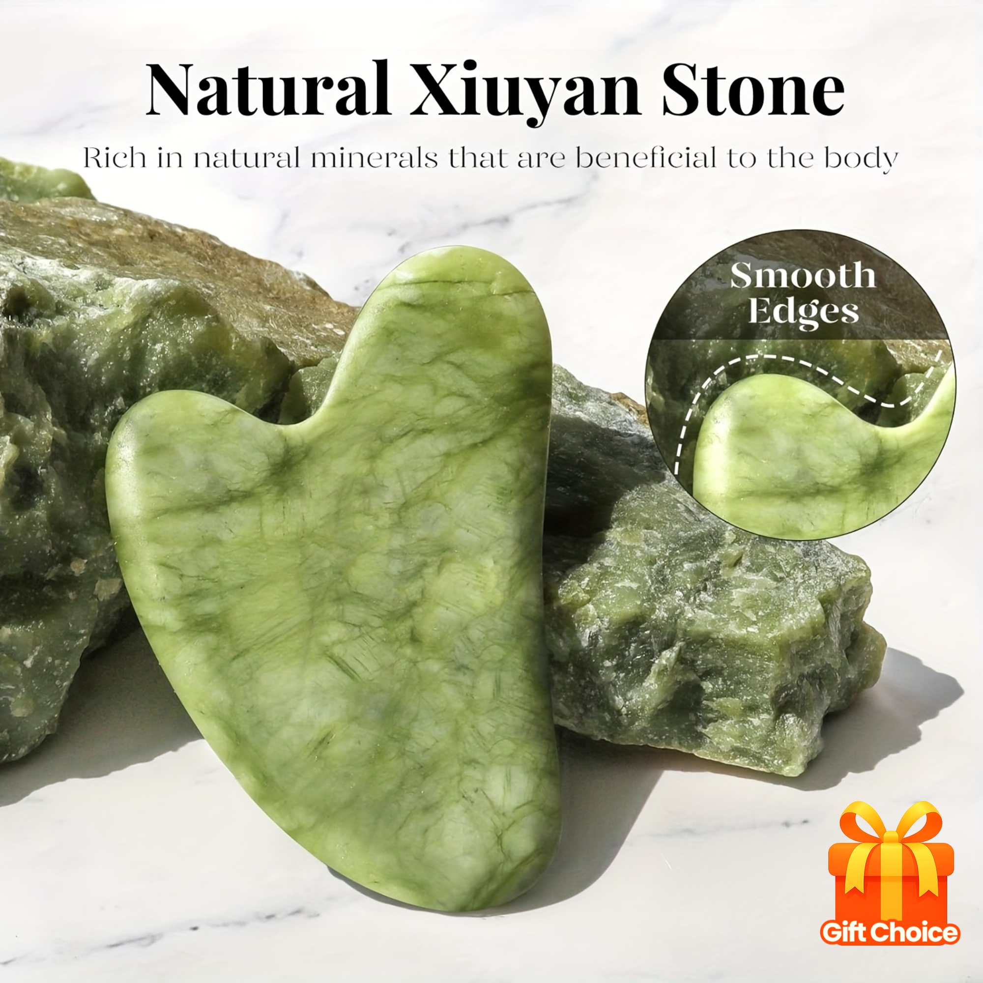 Facial Gua Sha Tool Jade Guash - Jade Gua Sha Tool のレビューと価格