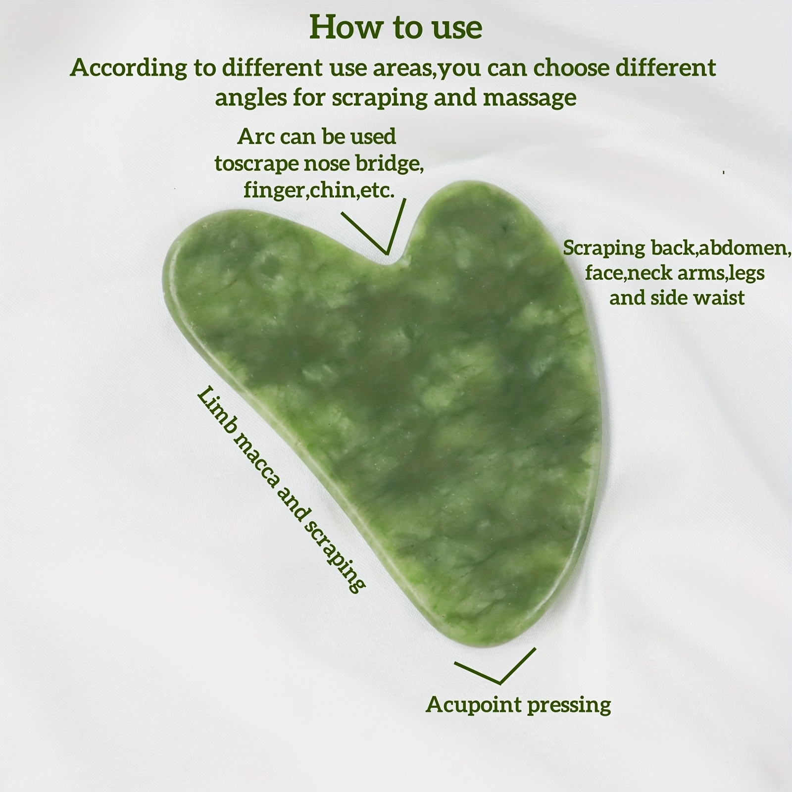 Facial Gua Sha Tool Jade Guash - Jade Gua Sha Tool のレビューと価格