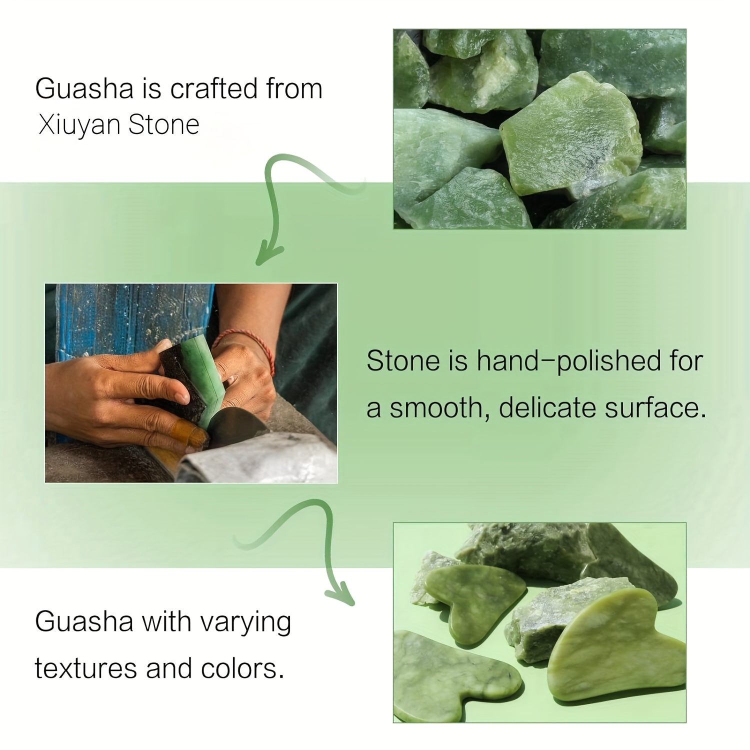 Facial Gua Sha Tool Jade Guash - Jade Gua Sha Tool のレビューと価格