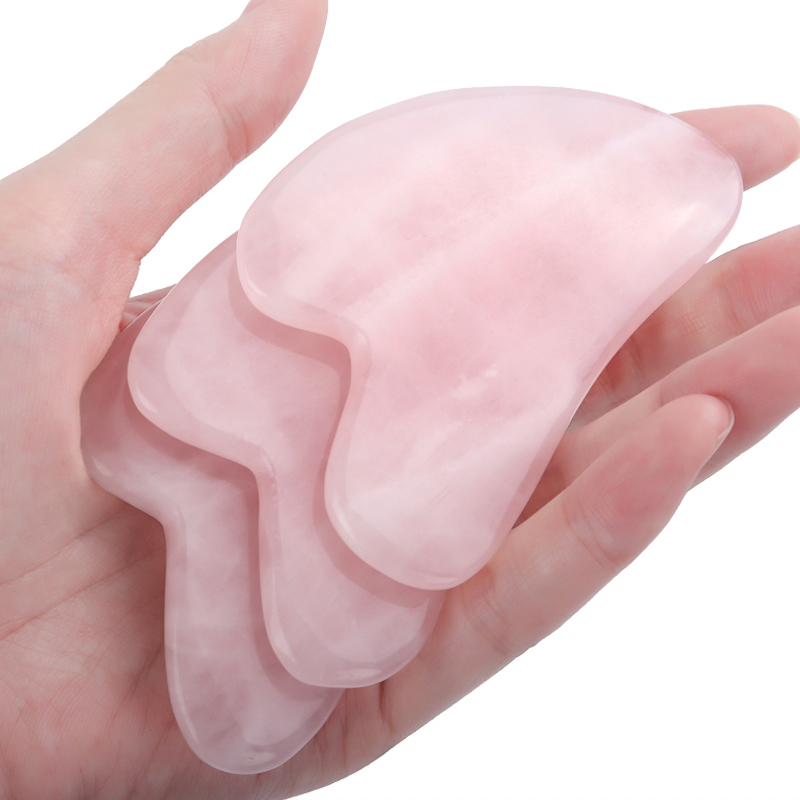 Rose Quartz Jade Guasha Massag - Jade Gua Sha Tool のレビューと価格
