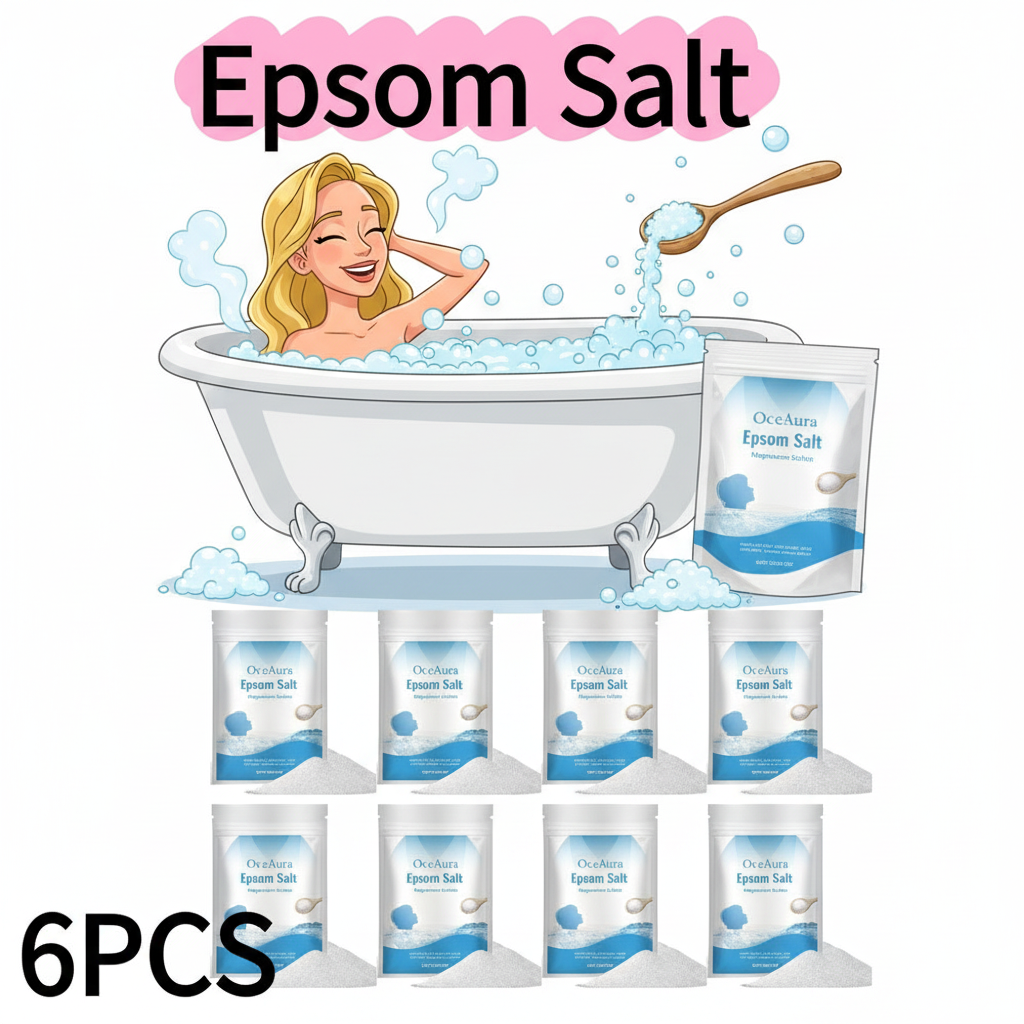 6PCS*30g Salt Magnesium Sulfat - Bath Salts Magnesium のレビューと価格