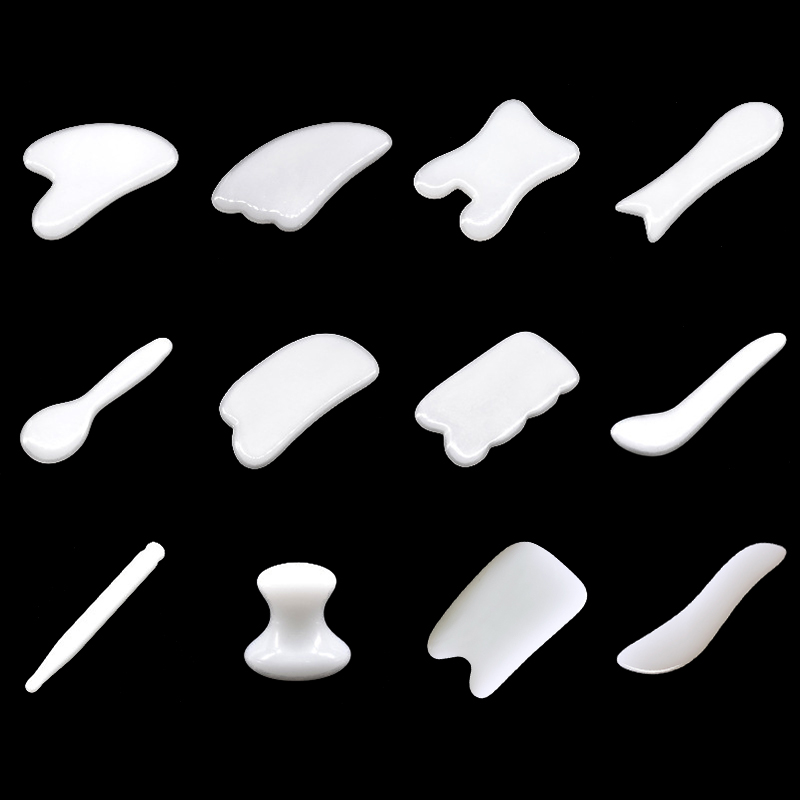 Natural White Jade Gua Sha Boa - Jade Gua Sha Tool のレビューと価格