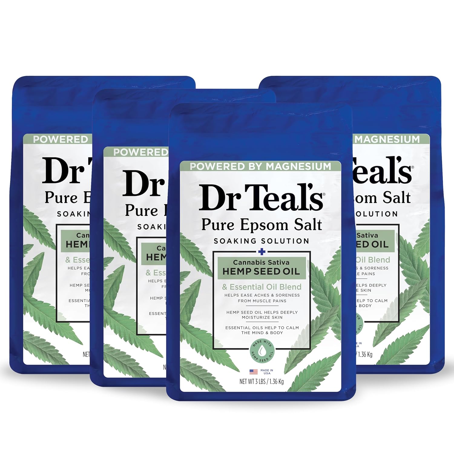 Epsom Salt with Cannabis Sativ - Bath Salts Magnesium のレビューと価格