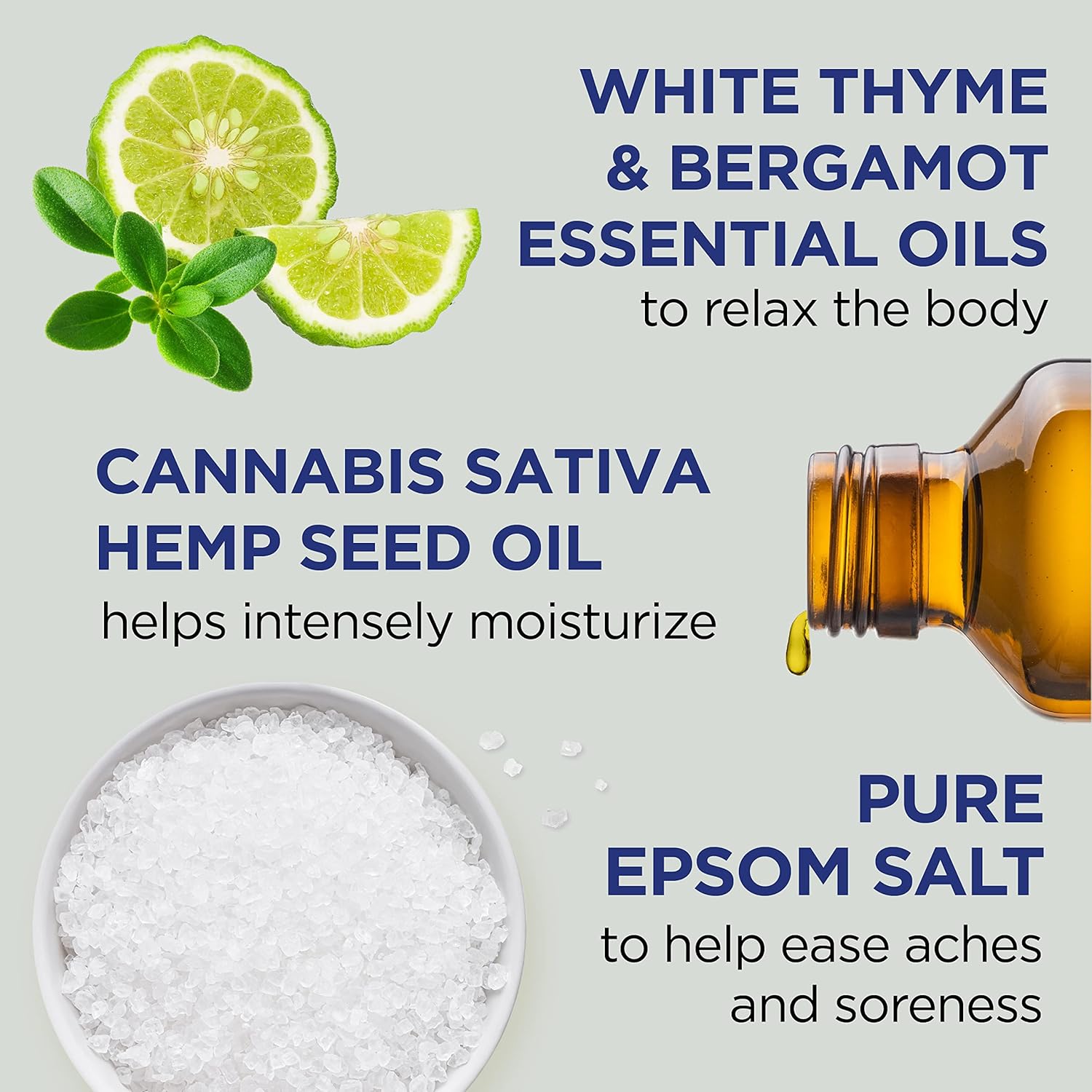 Epsom Salt with Cannabis Sativ - Bath Salts Magnesium のレビューと価格