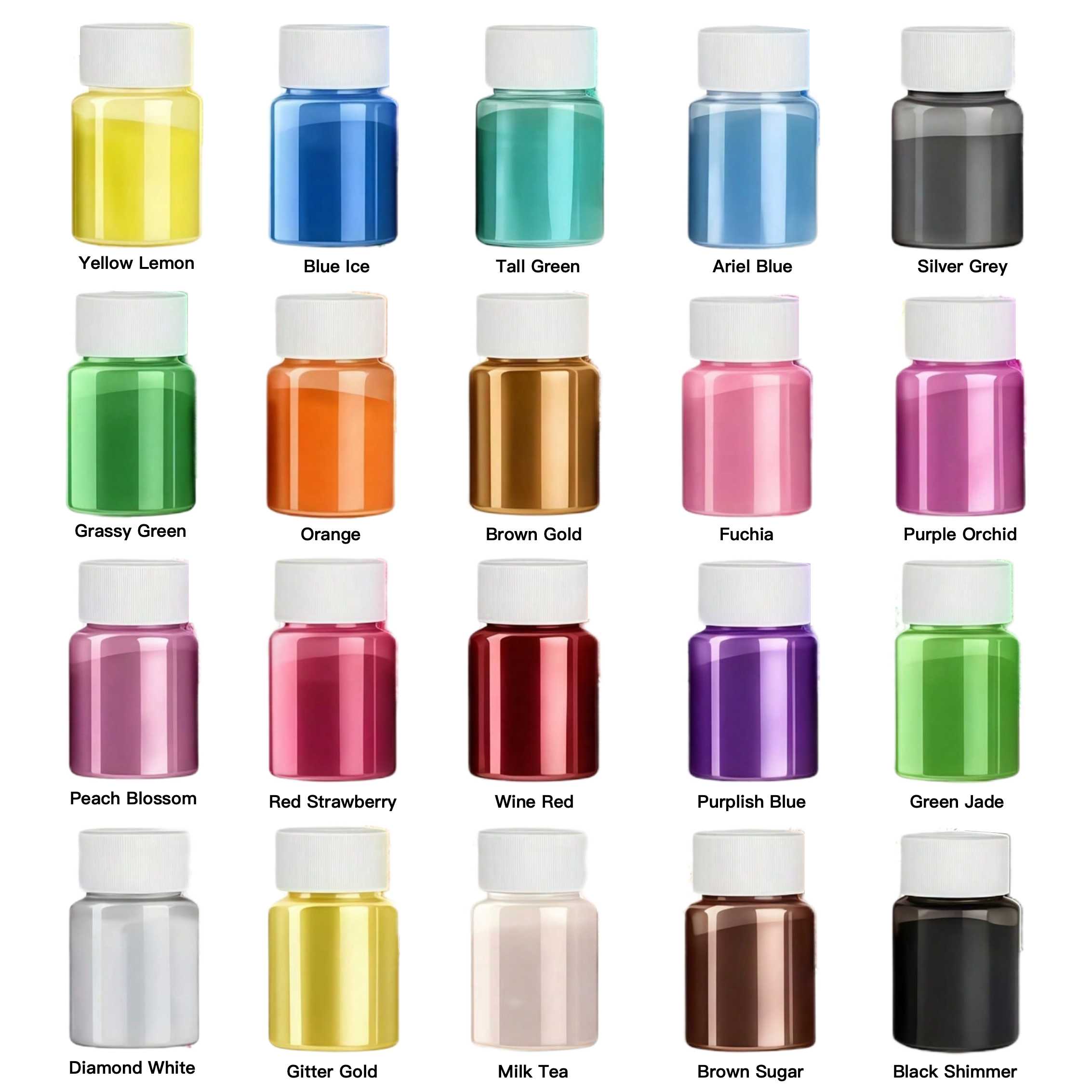 20 Colors 20ml Pack Epoxy Resi - Bath Salts Magnesium のレビューと価格